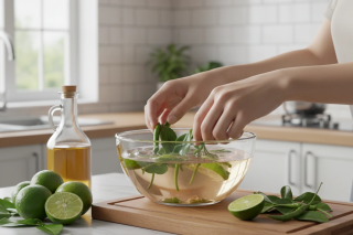 Tips Dapur Sehat Hilangkan Pestisida di Bumbu Segar dengan Cuka Apel dan Jeruk Nipis